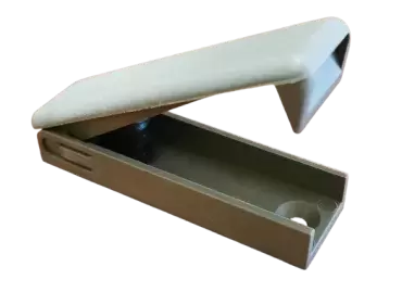 Originaler dunkelgrauer Hymer-Torhalter für Wohnmobil, Caravan und Camper.