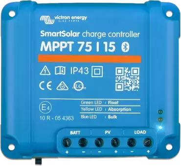 Victron Energy MPPT 75/15 Bluetooth SmartSolar Solarregler für Wohnmobile und Camper.
