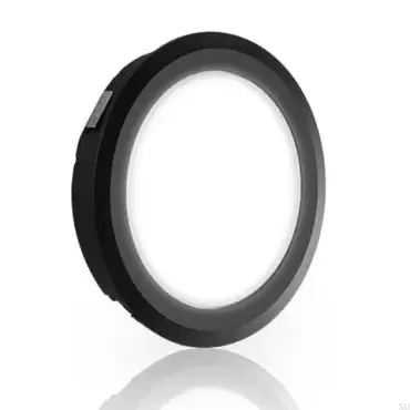 Stella68 2,5 W 12 V schwarzer LED-Einbaustrahler für Wohnwagen, Wohnmobile und Wohnmobile.