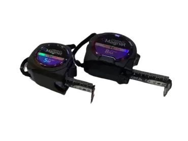 Professionelles 5MT Black Compact Magnet 5x25mm Maßband, hohe Qualität.