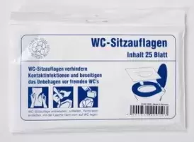 Hygienischer Toilettensitzschutz für mobile und stationäre Toiletten. Ref. 96061