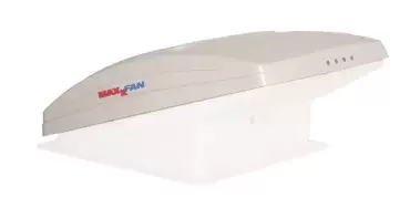 Weiße MaxxFan-Dachfenster-Außenabdeckung 40x40 cm für Wohnmobil, Wohnwagen und Wohnmobil – Ref. 398196