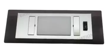 TecnoLed rechteckige Deckenleuchte 12 V 12 LED-Oberfläche für Wohnwagen, Wohnmobil, Wohnmobil 