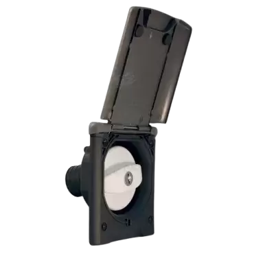 Externe graue magnetische Abdeckung Wassereinlass für Wohnwagen, Wohnmobil, Wohnmobil