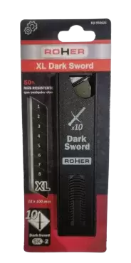 10 TRAPEZKLINGEN FÜR CUTTER XL 18X100 MM SK2-DUNKEL