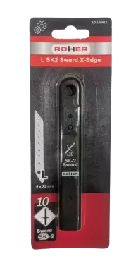 10 KLINGEN FÜR CUTTER L 9x80 MM C125S xEDGE