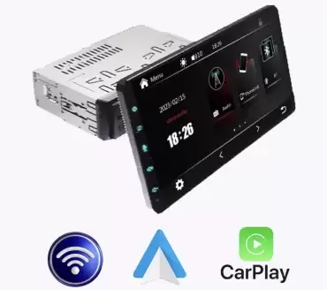1 Din MP5 Multimedia-Musiksystem mit 10″ kapazitivem Touchscreen für Wohnmobile und Camper.