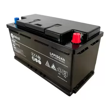 Eleksol 150 Ah/12,8 V Lithiumbatterie mit Bluetooth und integriertem BMS für Wohnmobile und Camper.