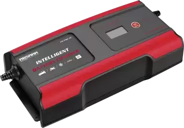 Absaar PRO 10AH 6 und 12V intelligentes Batterieladegerät, 11 Ladephasen mit LCD-Display.