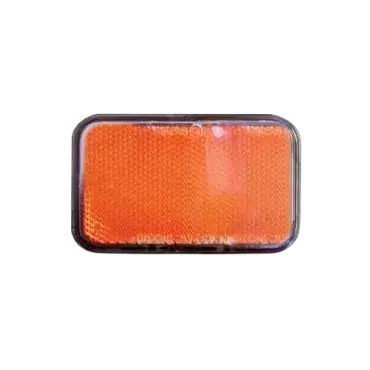 Orangefarbener Klebereflektor 95x60 mm für Wohnmobil, Caravan und Camper