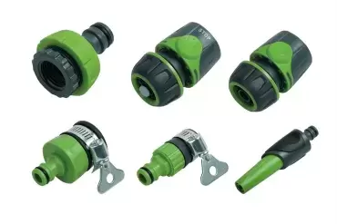 Orinoco-Set mit 6 Adaptern und Wasseranschlüssen für Wohnwagen, Wohnmobile, Wohnmobile und 4x4-Überlandfahrzeuge.