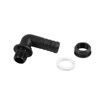 Gebogener Anschluss für Wassertank 20 mm F1/2". Rac.RAC50302