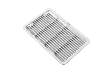 Weißer Dometic LS330 Außengrill für Wohnwagen, Wohnmobile und Campervans.