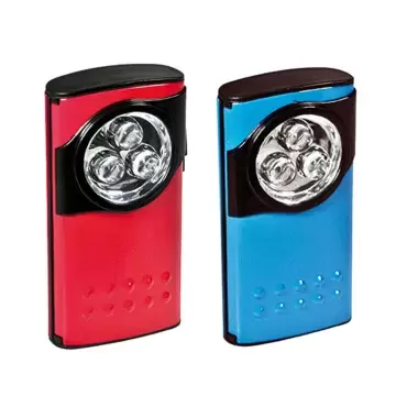 BLAU Taschenlampe Typ PETAC 3 Led auf Batterien, Camping Caravaning, 4x4 Überland.