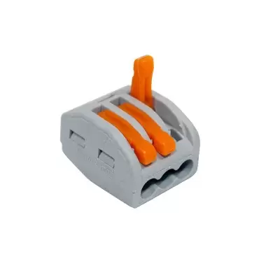 Schnellanschlussleiste von 2,5 bis 4 mm, 3-polig