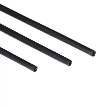Schrumpfschlauch 2,5 mm 1 Meter, schwarze Farbe für alle Arten von Installationen.