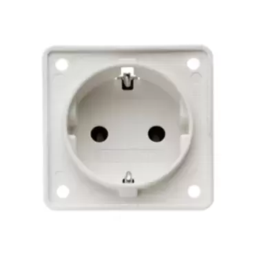 220V Stecker BERKER Line Farbe HELLGRAU für Wohnwagen, Reisemobile und Camper.