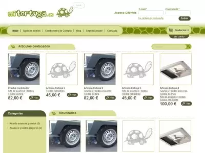 Präsentation unserer Website