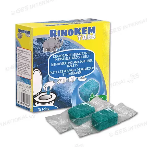 Pastillas para WC de caravanas, autocaravanas y camper.