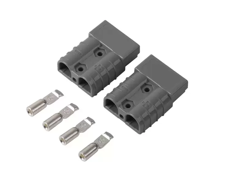 Juego de conectores para conexiones y multiples aplicaciones de batería de alta corriente 50A.