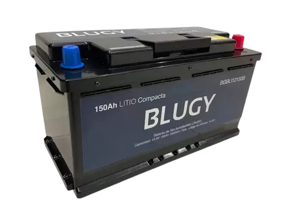 Bateria de Litio 12V 150AH instalación bajo asiento de autocaravanas y camper.