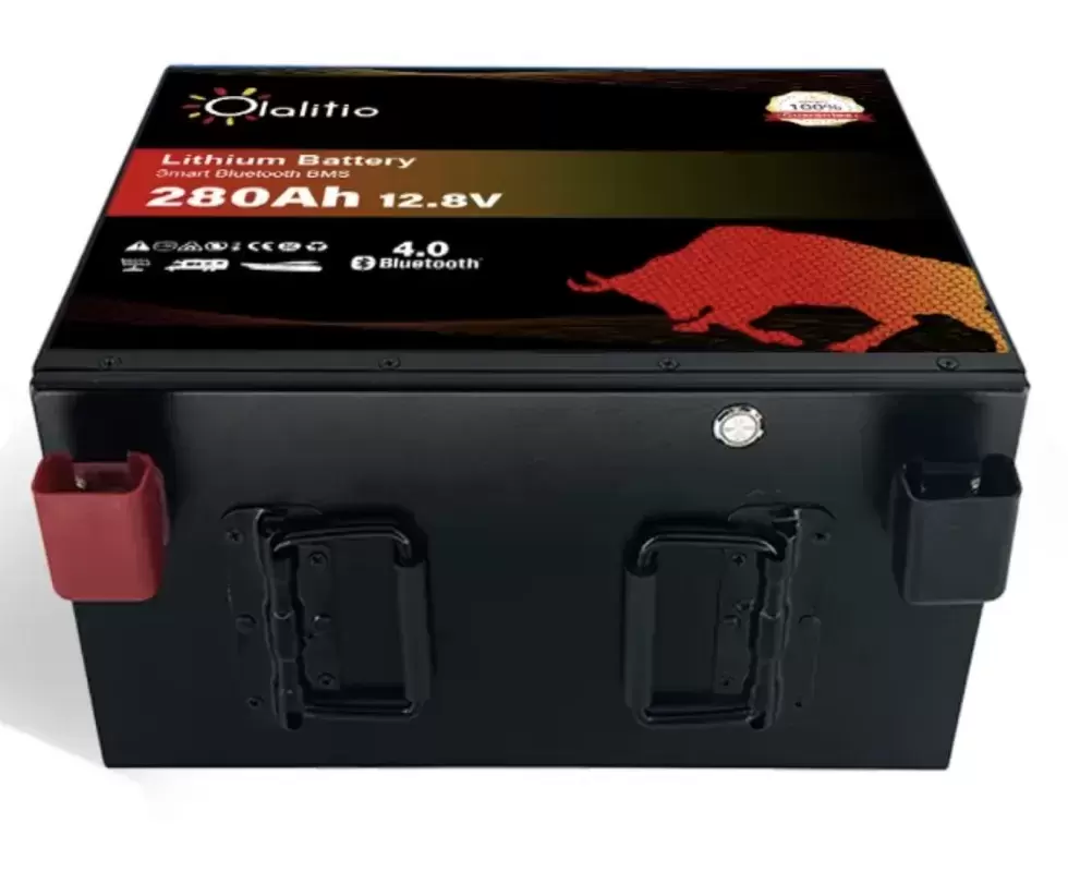 Batería de Litio bajo asiento 280Ah 12.8V LiFePO4 Smart BMS con Bluetooth para Autocaravana y camper.