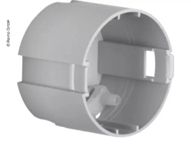 Caja trasera de protección para interruptores y enchufes de la línea Berker de caravanas, autocaravanas y camper.