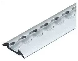 Soporte barra aluminio con espaciadores para ganchos remolque autocaravana