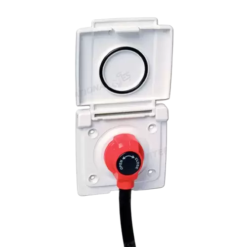 Toma externa con conexion rapida de gas caravana autocaravana camper