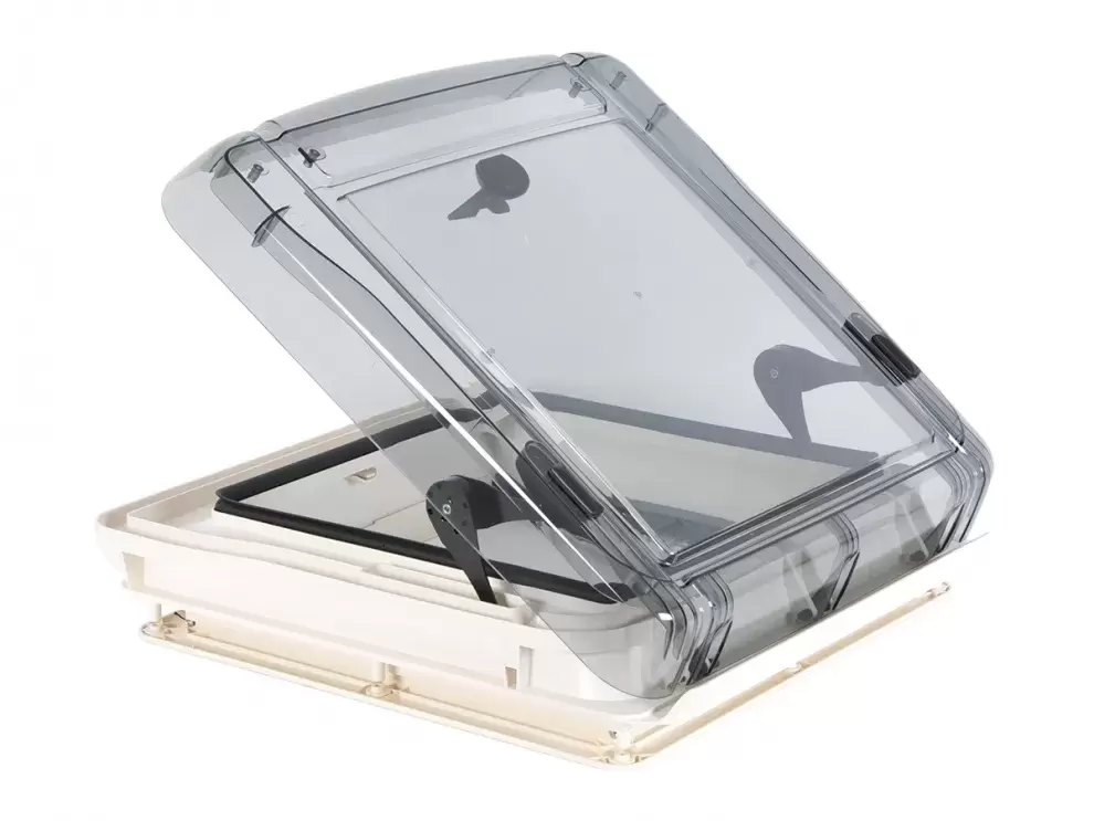 Claraboya REMItop Vista 40x40 cristal transparente para caravana, autocaravana o camper