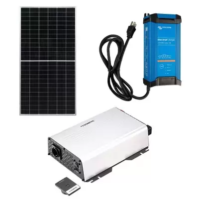 Solar-Kit, Batterieladegeräte, Wechselrichter und Zubehör für Reisemobile