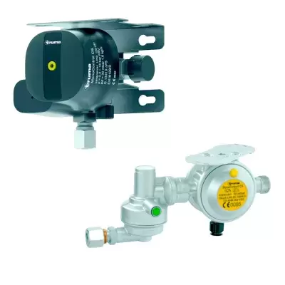 Gasmischer, horizontal und vertikal, und Sprühgas-Lecksucher, für Reisemobile, Caravans, Camping und Camping.