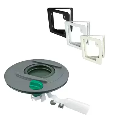 Ersatzteile und Ersatzteile für WC, Toilette oder Toilette, für Reisemobile.